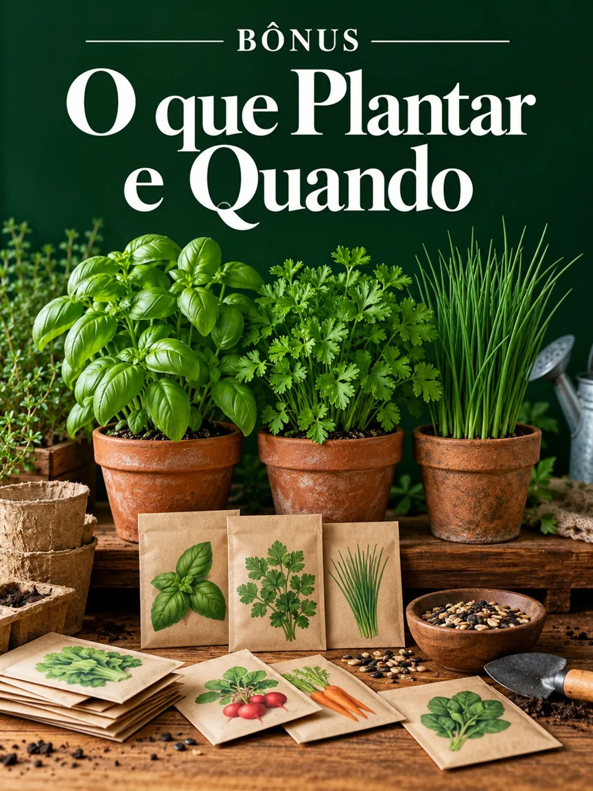 Capa do bônus O que Plantar e Quando