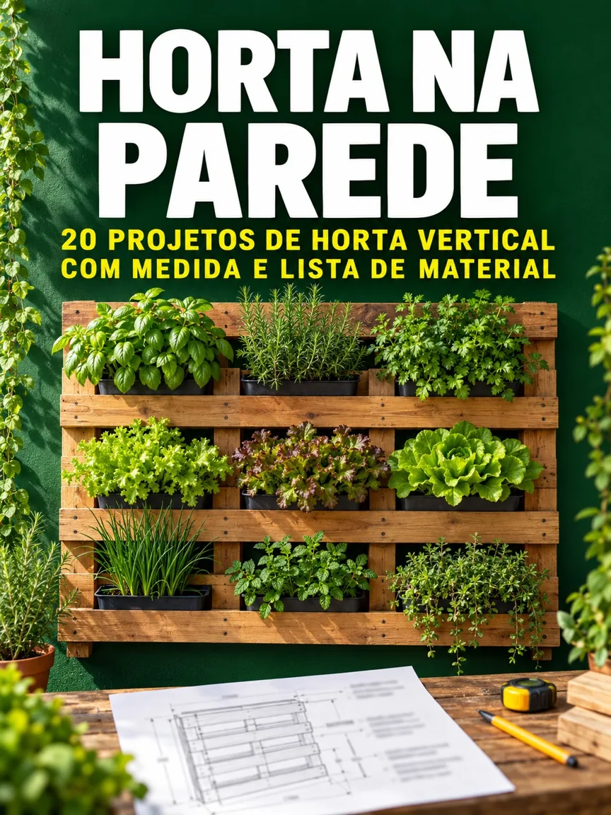 Capa do livro Horta na Parede